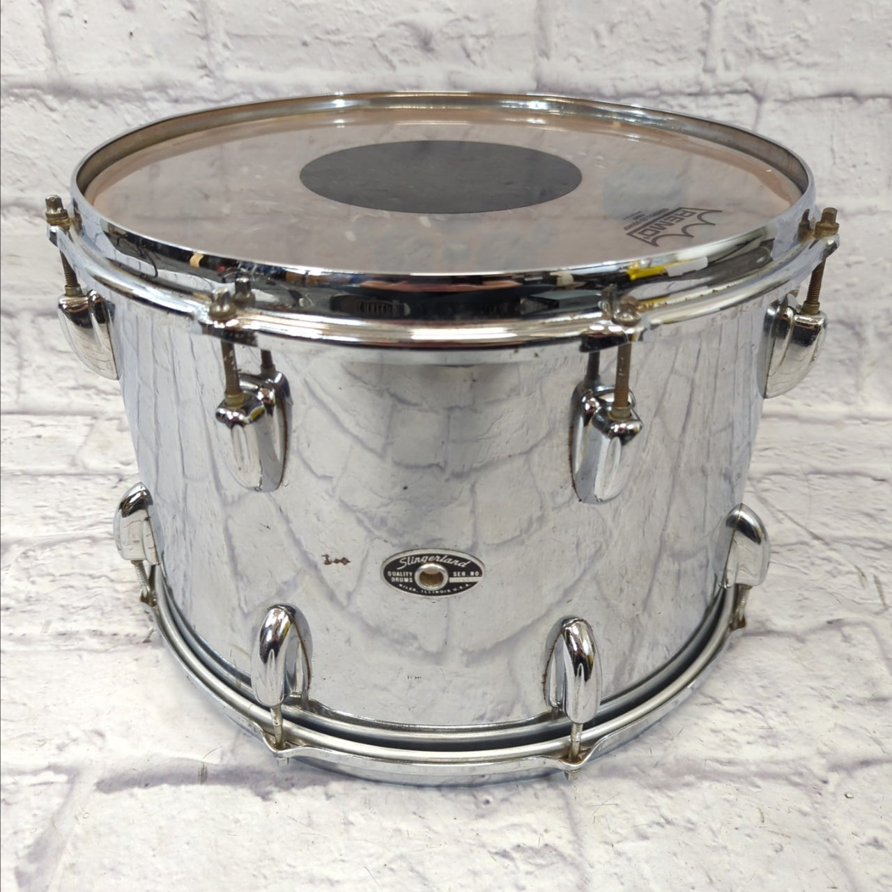 Slingerland 14 Chrome Over Wood Rack Tom