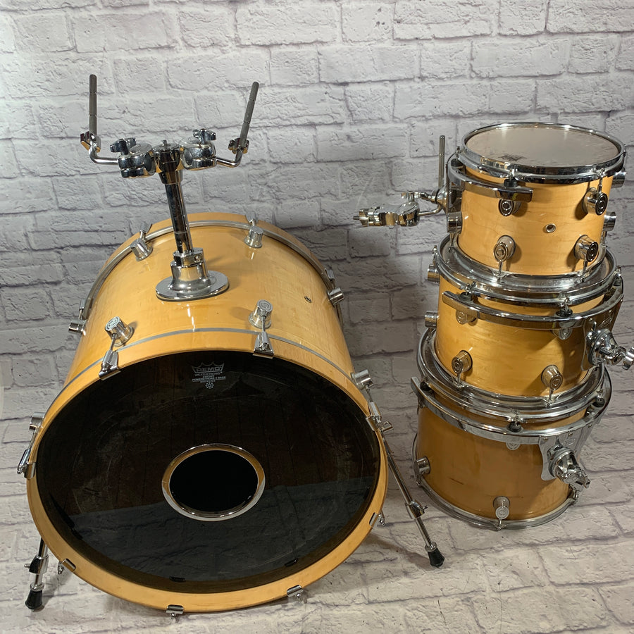 PDP Mexican LX Series Natural Maple 4 Piece Drum Set
