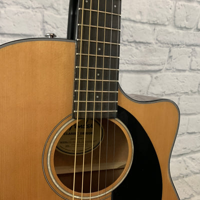 Fender CC-60SCE Natural Concert Acoustic Guitar