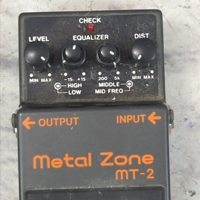 Boss Metal Zone MT-2 Distortion Pedal