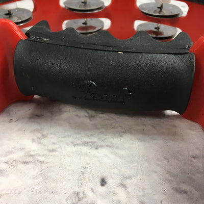 Pearl Ultragrip Steel Red Tambourine