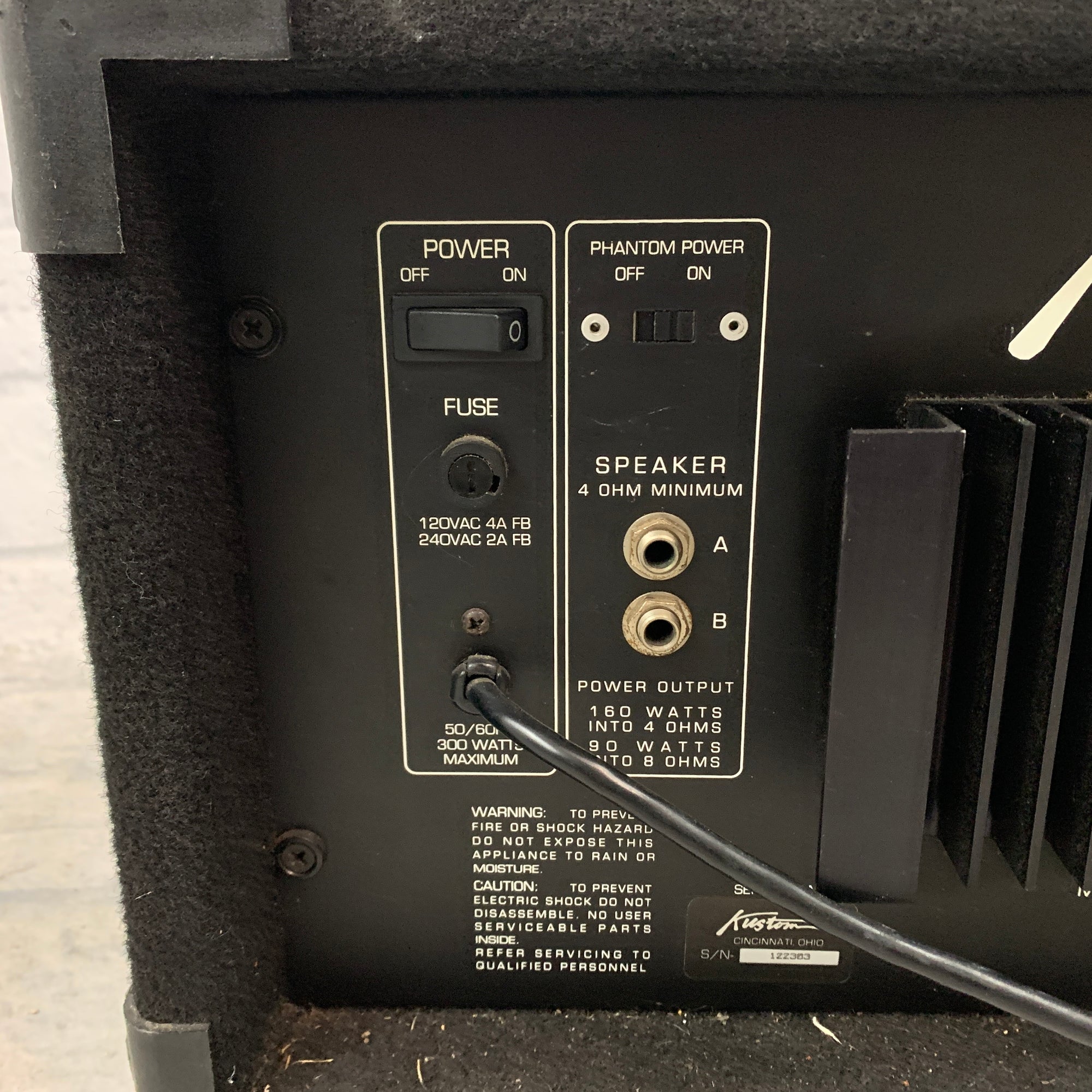 Kustom K4160A Powered Mixer AS IS