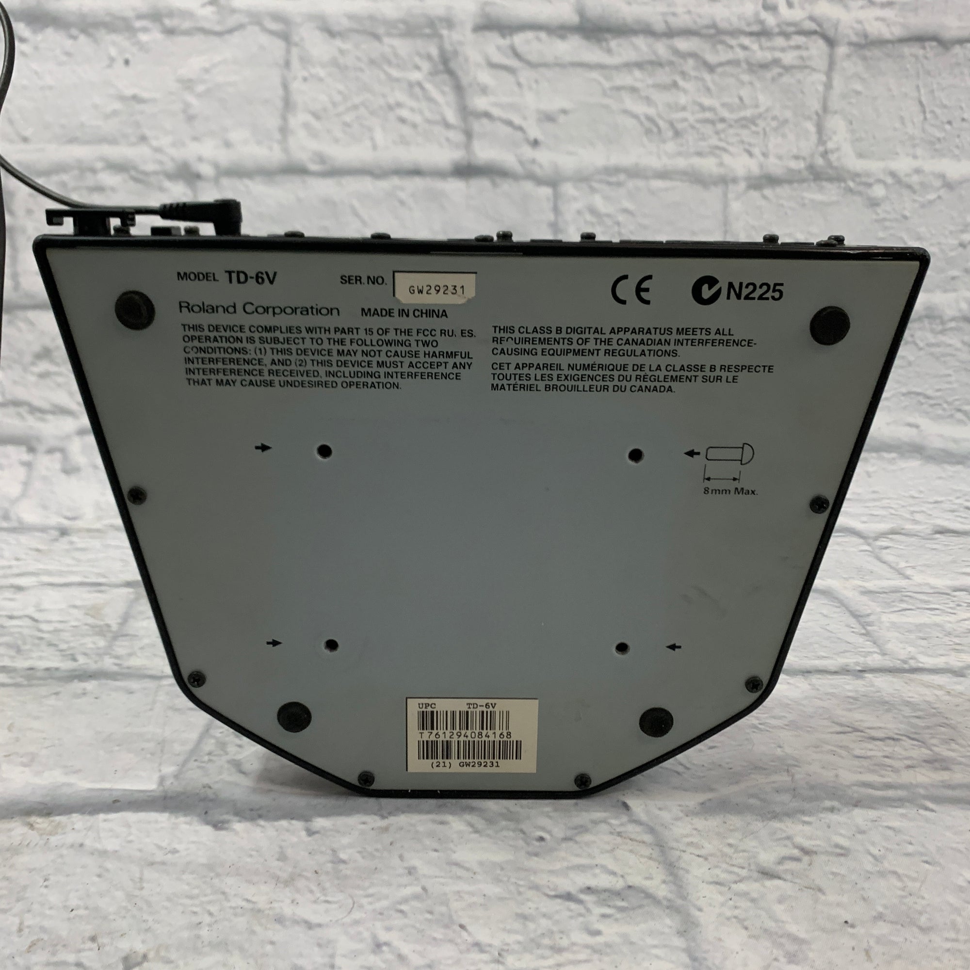 Roland TD6V VDrum Percussion Sound Module Evolution Music