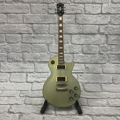 2012 Epiphone Les Paul Custom Pro TV Silver w/ Seymour Duncan Distortion Pickups & Locking Tuners