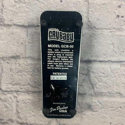 Dunlop GCB95 Crybaby Wah Pedal