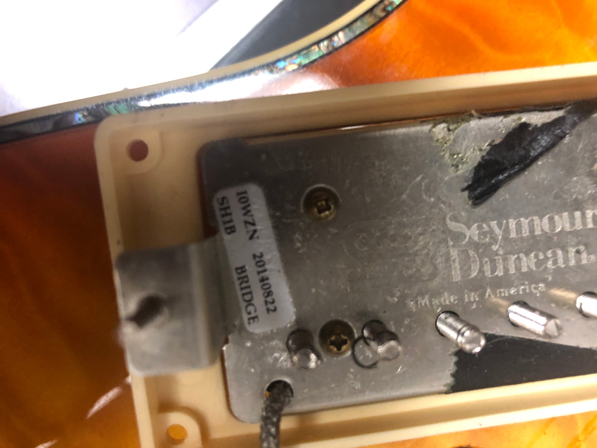 Hamer Sunburst Q/T XT Series Seymour Duncan Upgrade