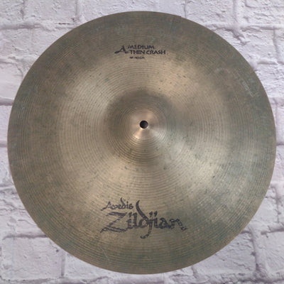 Zildjian Avedis Medium Thin 18" CRACKED Crash Cymbal AS IS