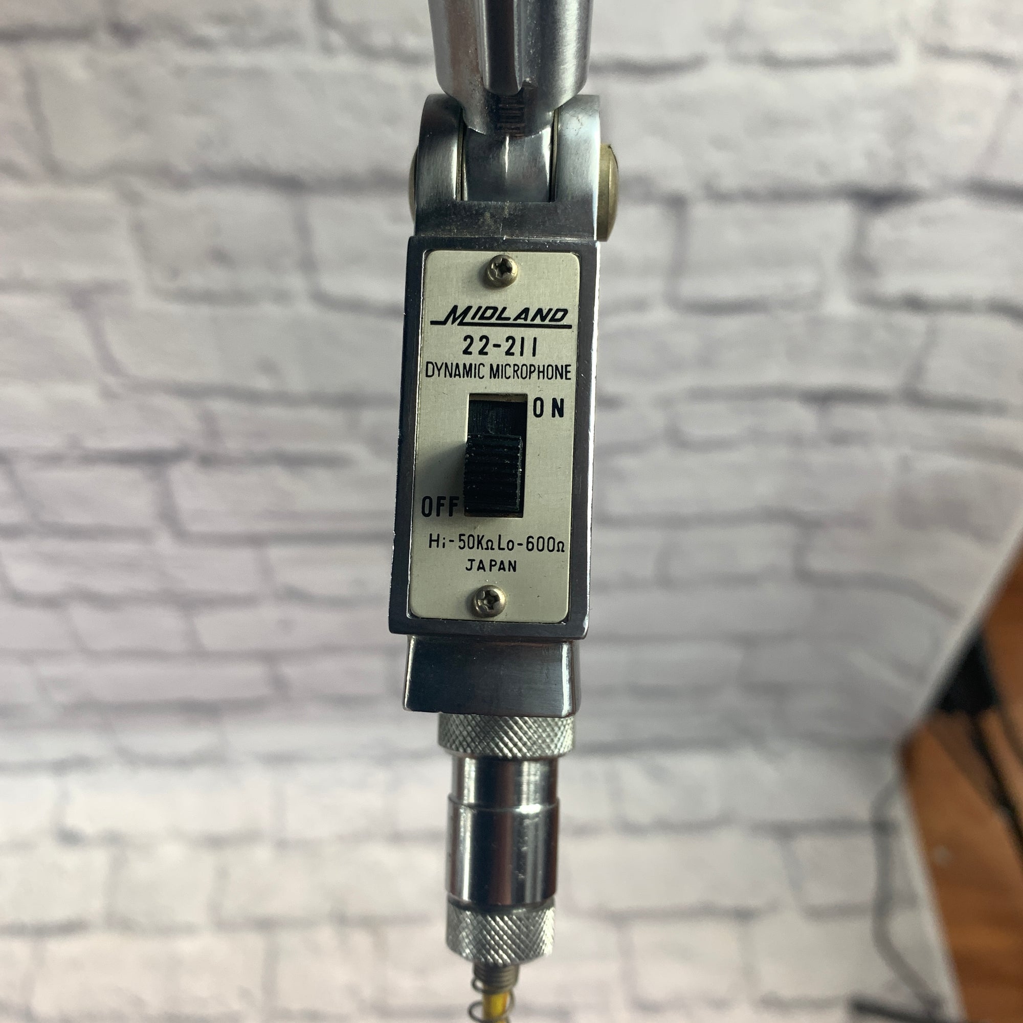 Vintage 1960s Midland 22-211 Dynamic Microphone