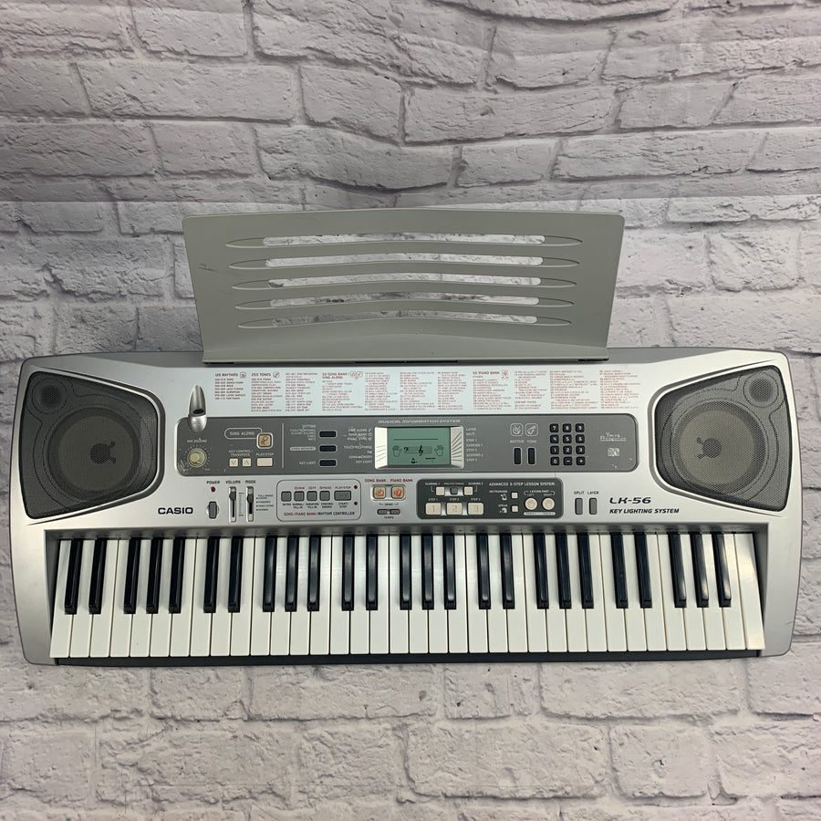 Casio LK-56 61 Key Lighted Key Keyboard