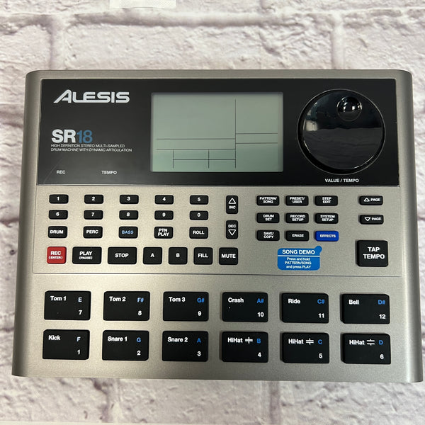 Alesis SR18 High Definition Drum Machine Evolution Music