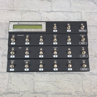 【極美品】Fractal Audio MFC-101 Mark III Fractal Audio Systems MFC-101 Mark III MIDI Foot Controller
