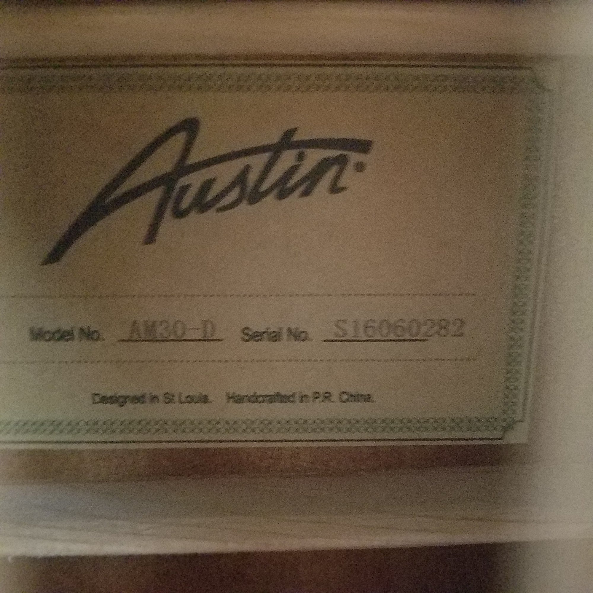 Austin AM30-D 3/4 Acoustic Guitar