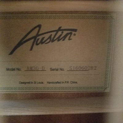 Austin AM30-D 3/4 Acoustic Guitar