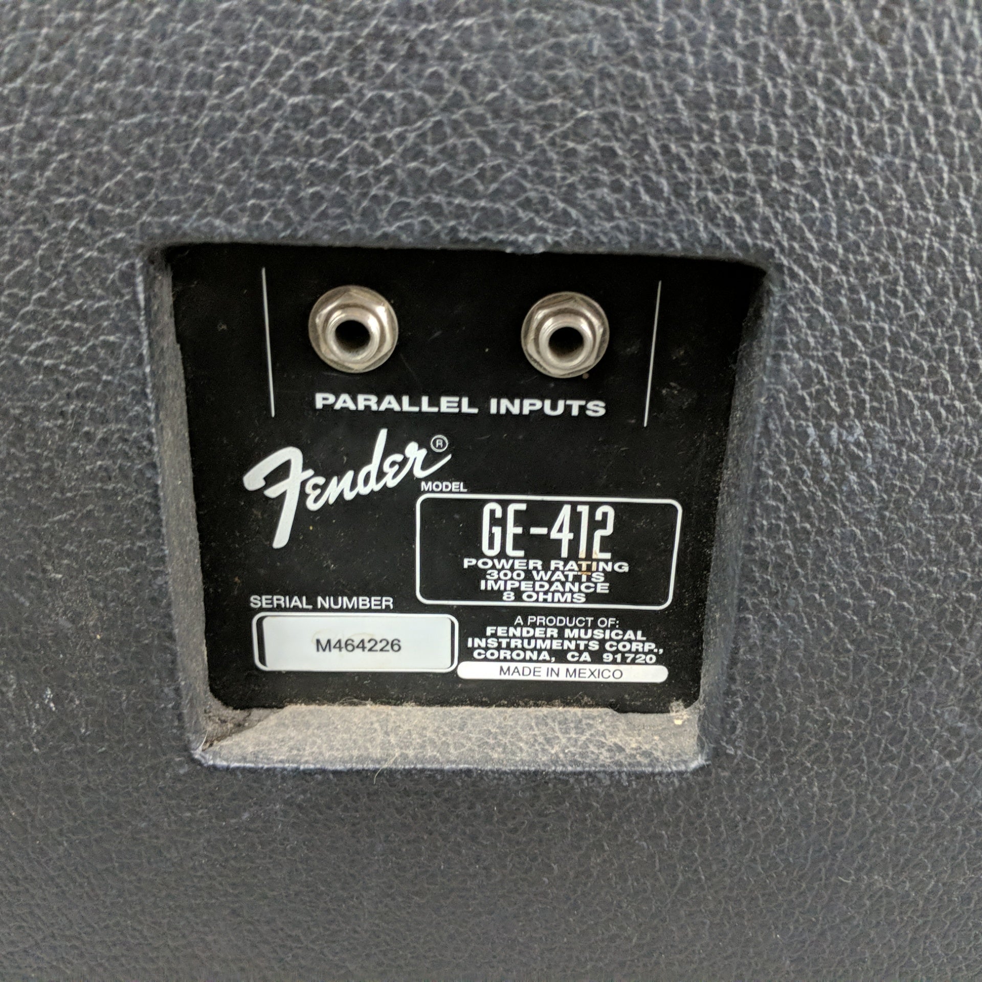 Fender GE412 Guitar Cabinet