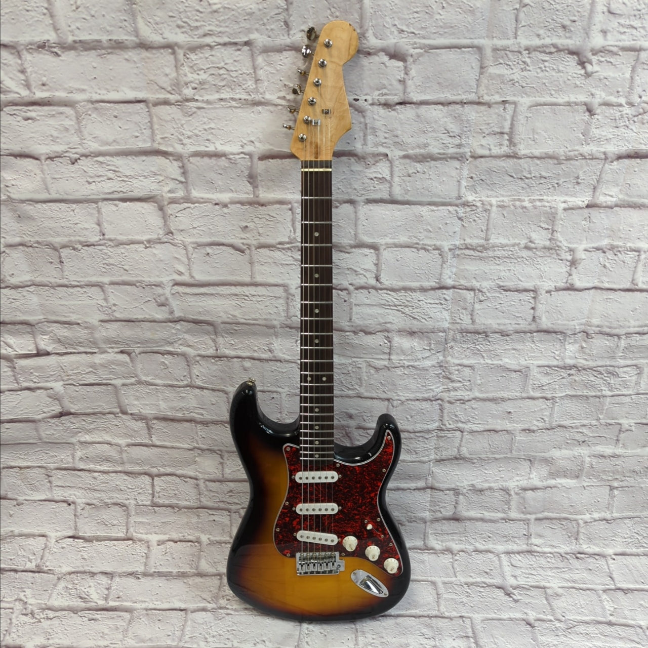 Unknown Stratocaster Copy Sunburst SSS