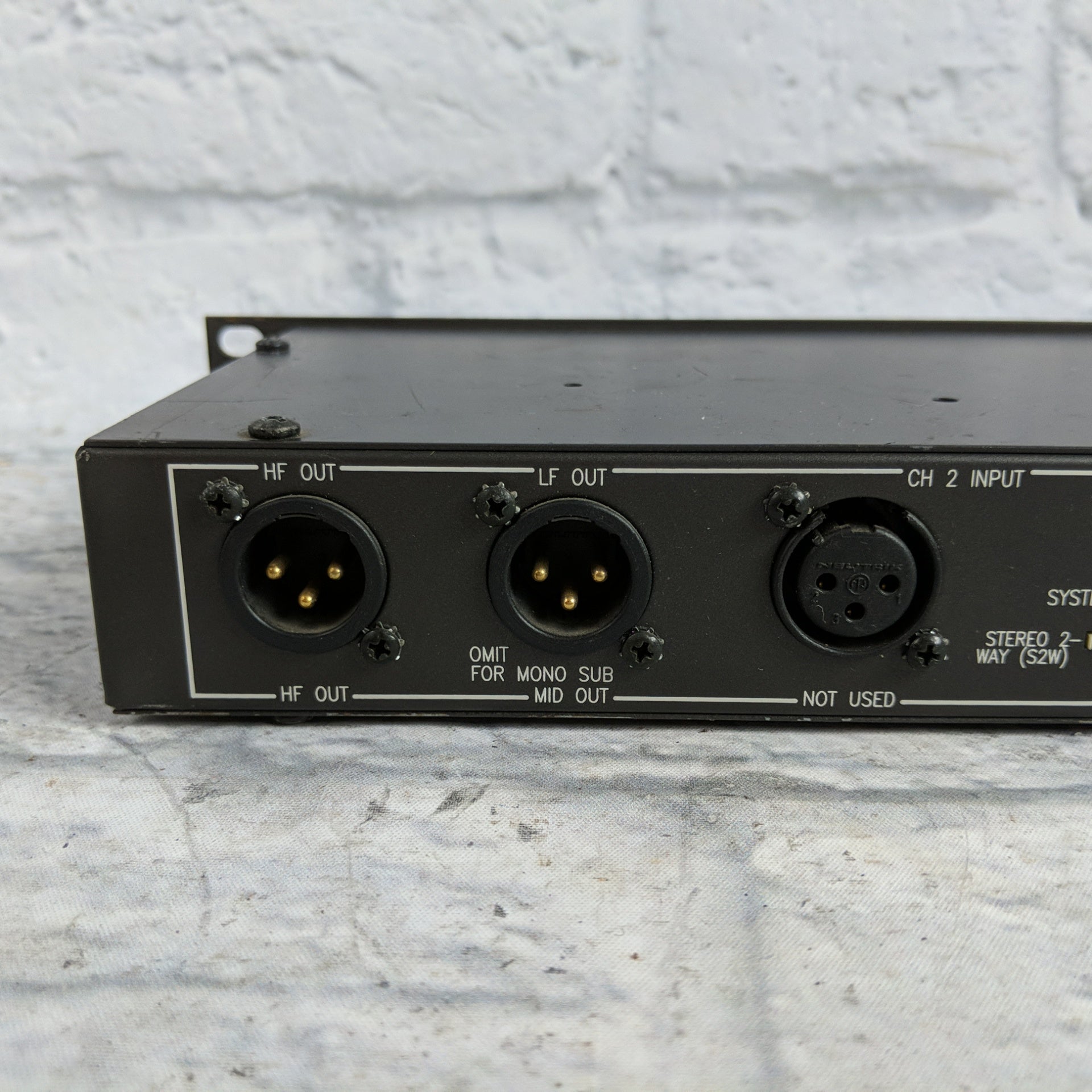 Rane AC22B Active Crossover With Balanced XLR Ins and Outs