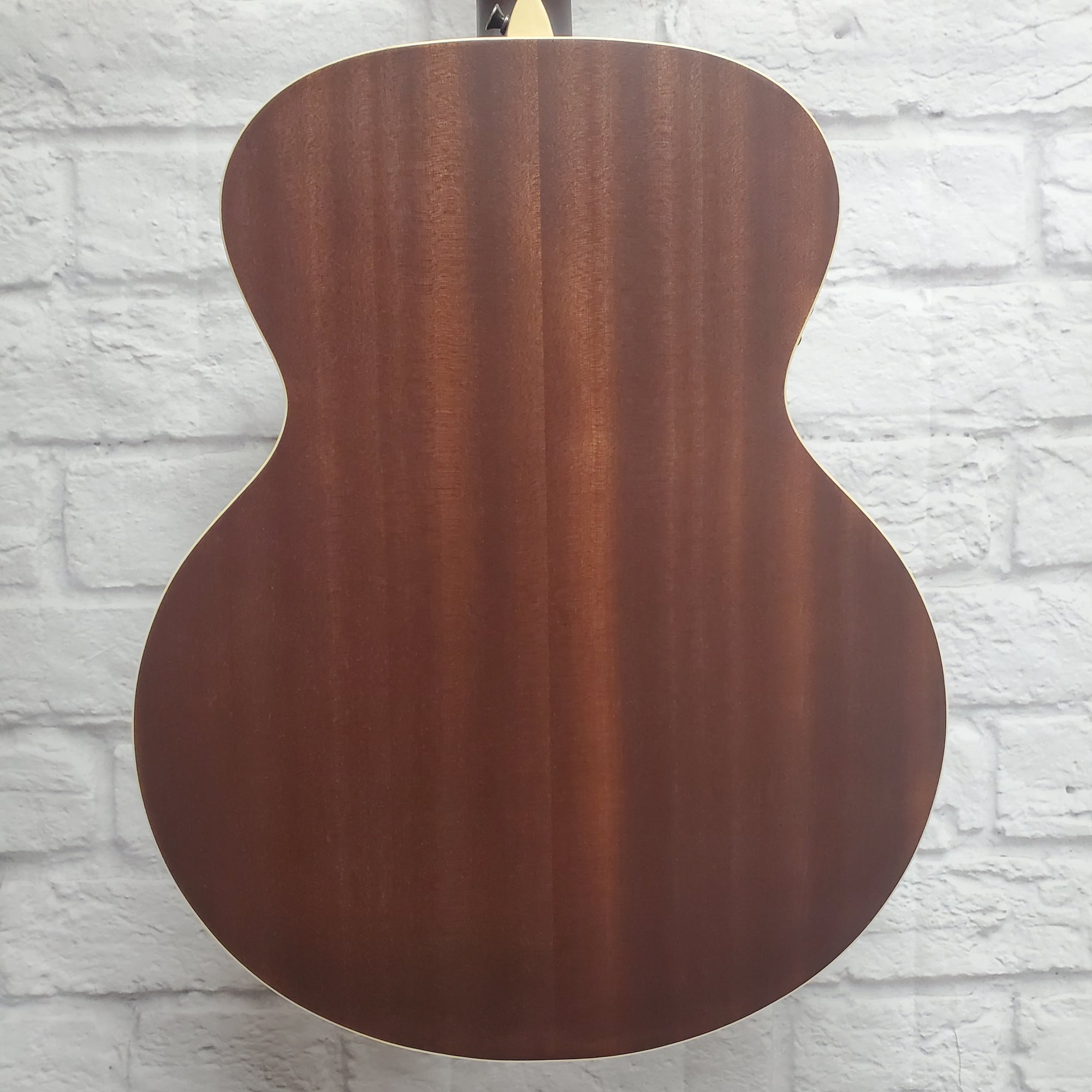 Luna Art Distressed Vintage Jumbo Acoustic Electric Guitar