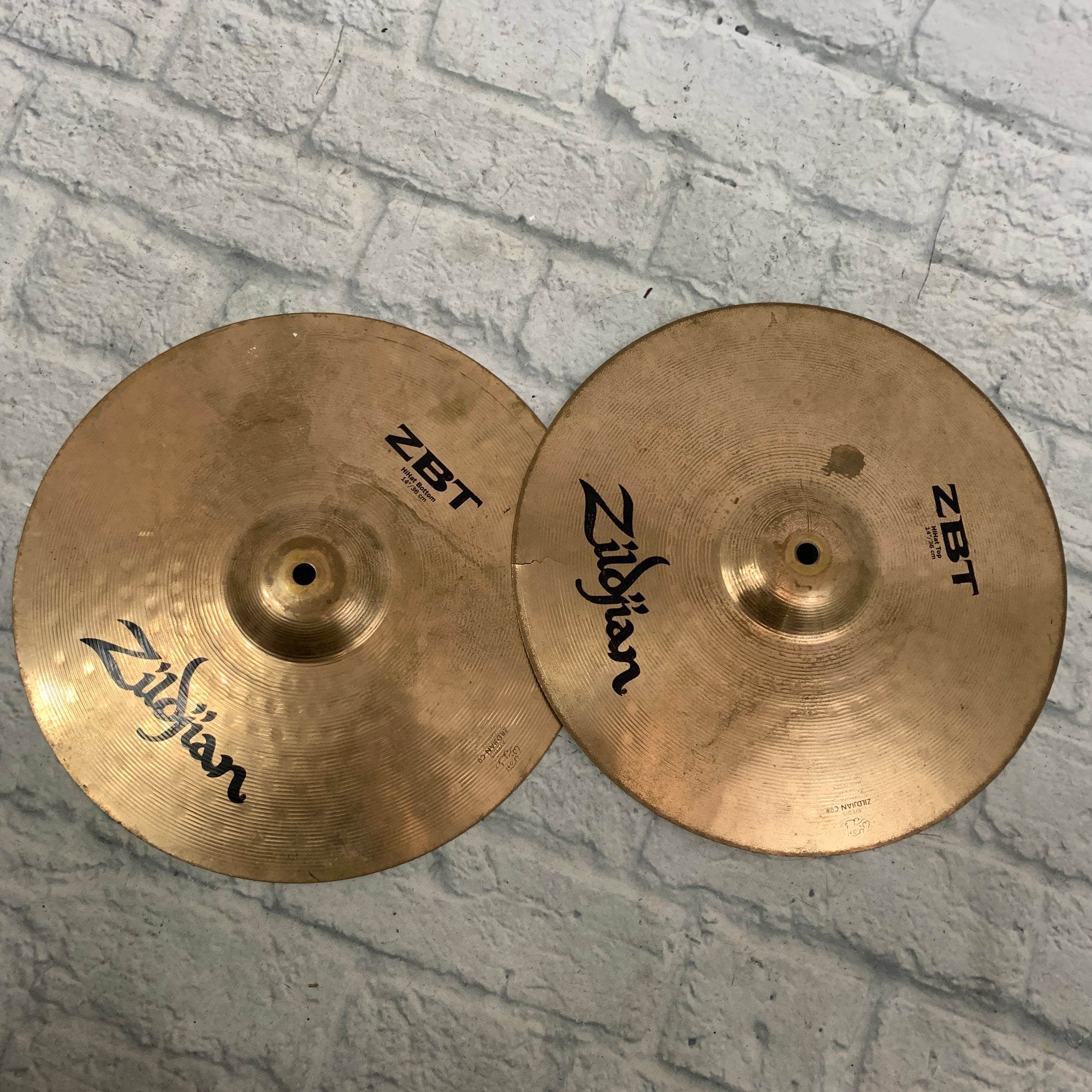Zildjian ZBT 14" Hi Hat Cymbals