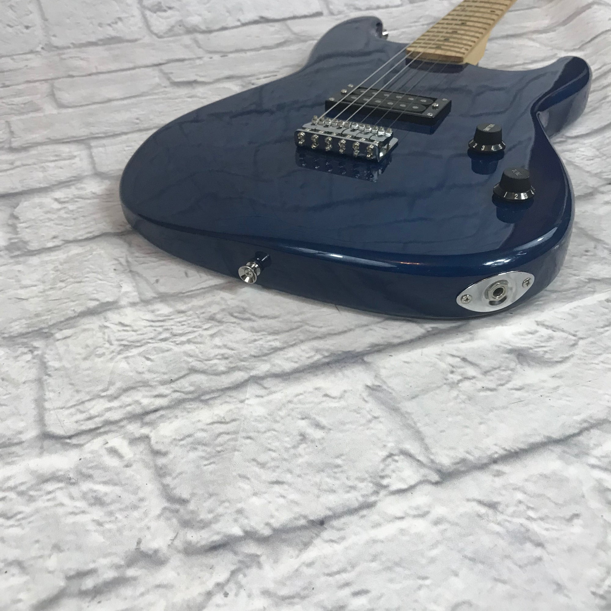 Davison Guitar Company Blue Strat Style Electric Guitar