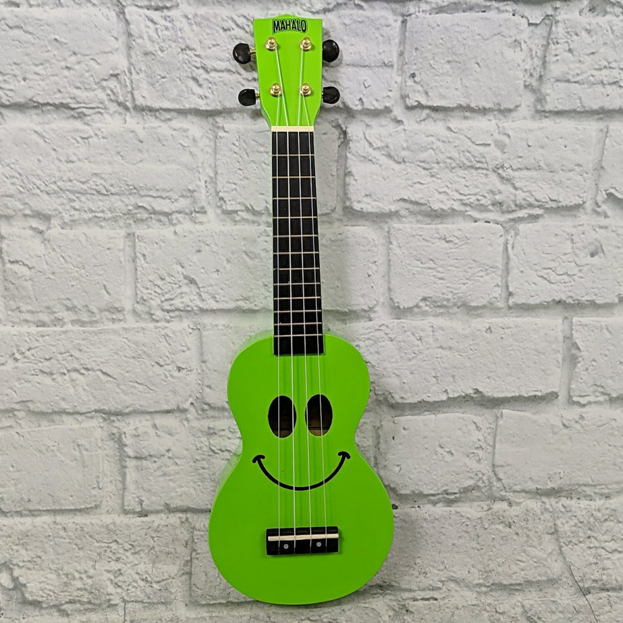 Mahalo Smile Soprano Ukulele Green w/bag