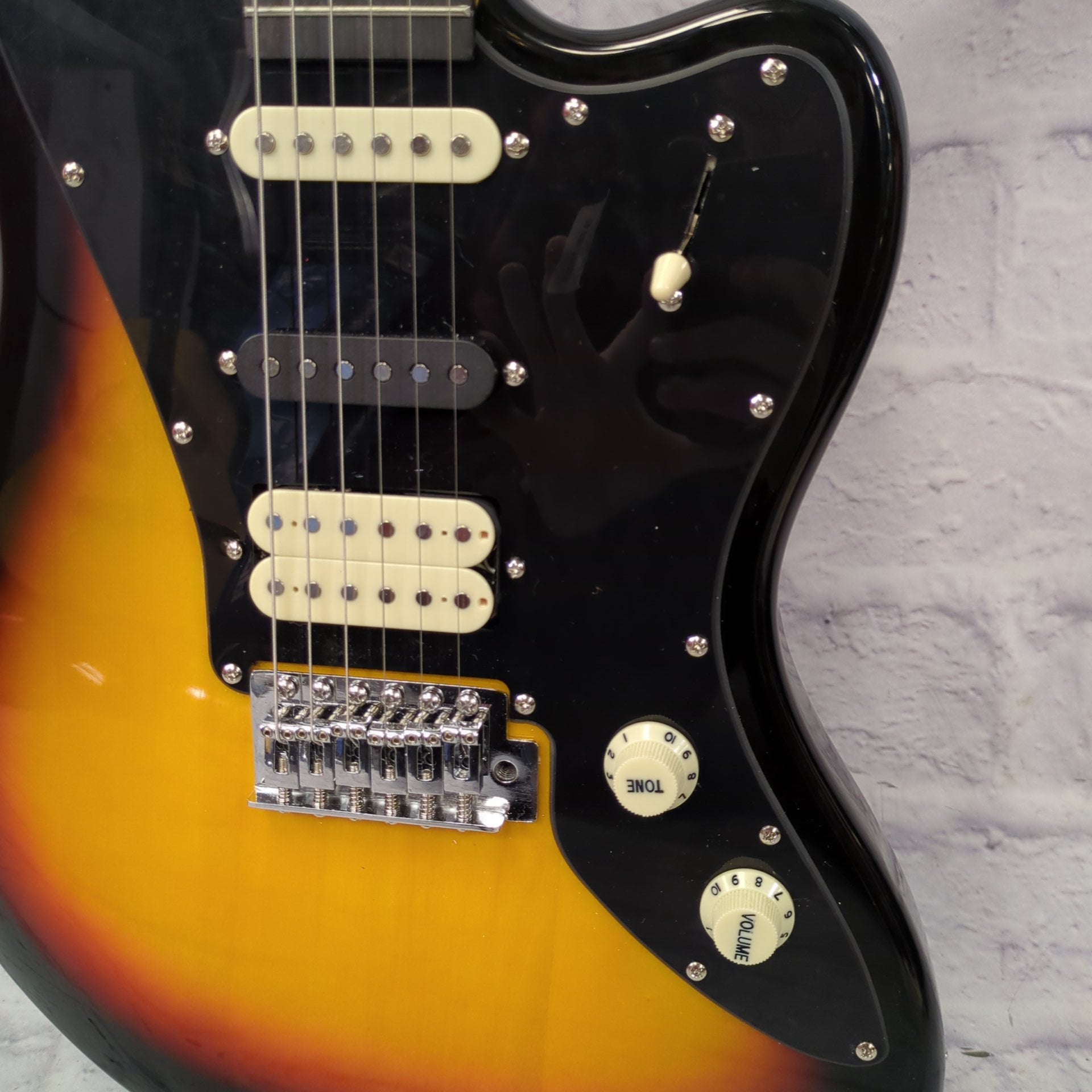 Indio Offset OS20 Jazzmaster Sunburst Electric Guitar