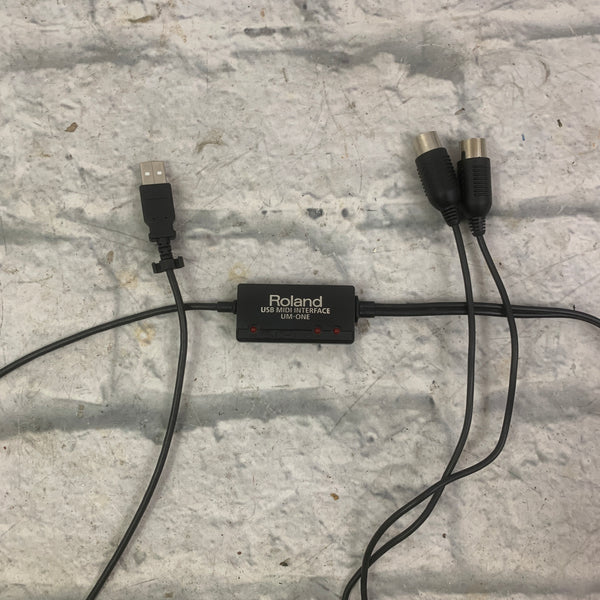 Roland USB Midi Interface UMONE Audio Interface Evolution Music