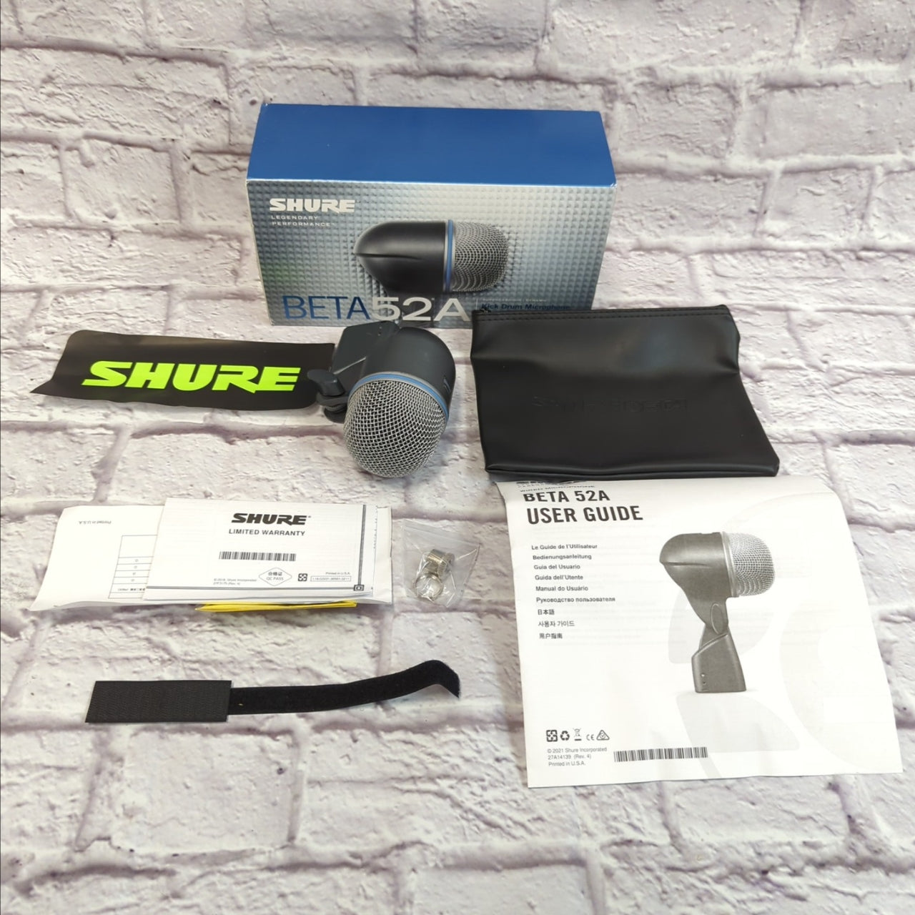 Shure Beta 52A Kick Drum Microphone