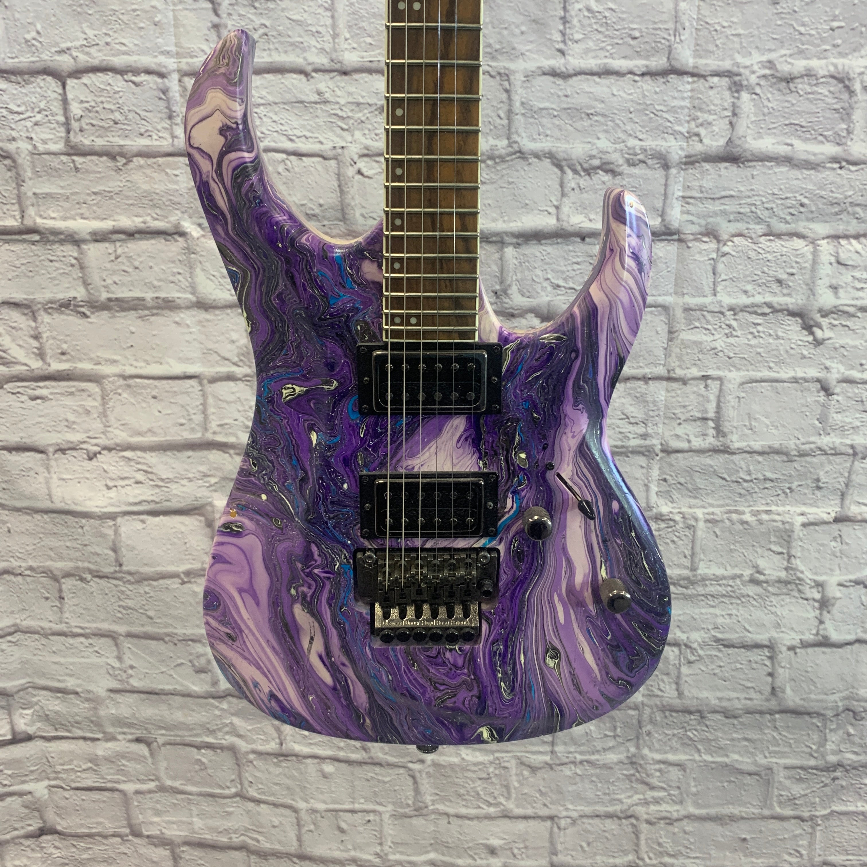 Spear Gladius Purple Swirl Electric Guitar - Evolution Music