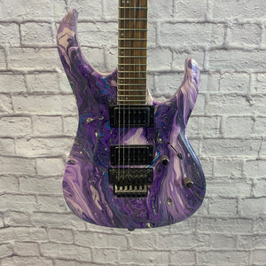 Spear Gladius Purple Swirl Electric Guitar