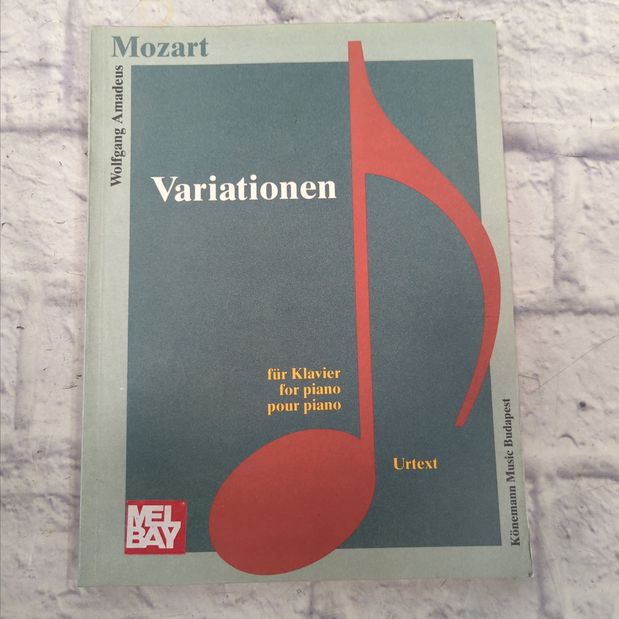 Wolfgang Amadeus Mozart - Variationen for Piano