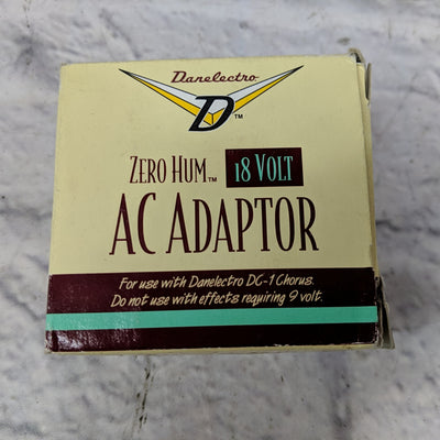 Danelectro Zero Hum 18V AC Adaptor - New Old Stock!