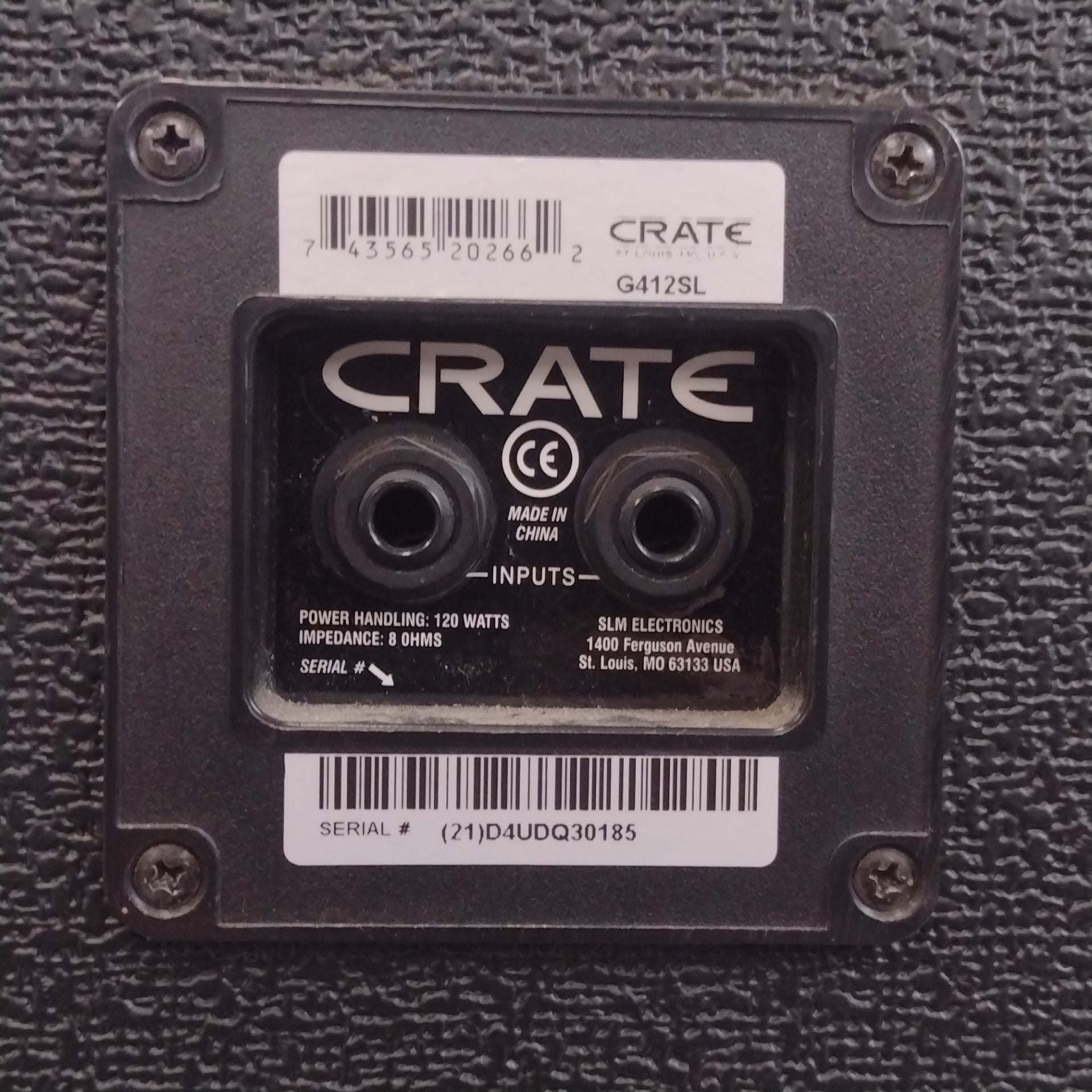 Crate G412SL 4x12 Guitar Cab