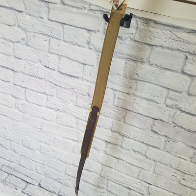 Right On Straps Guitar Strap Teal/Tan