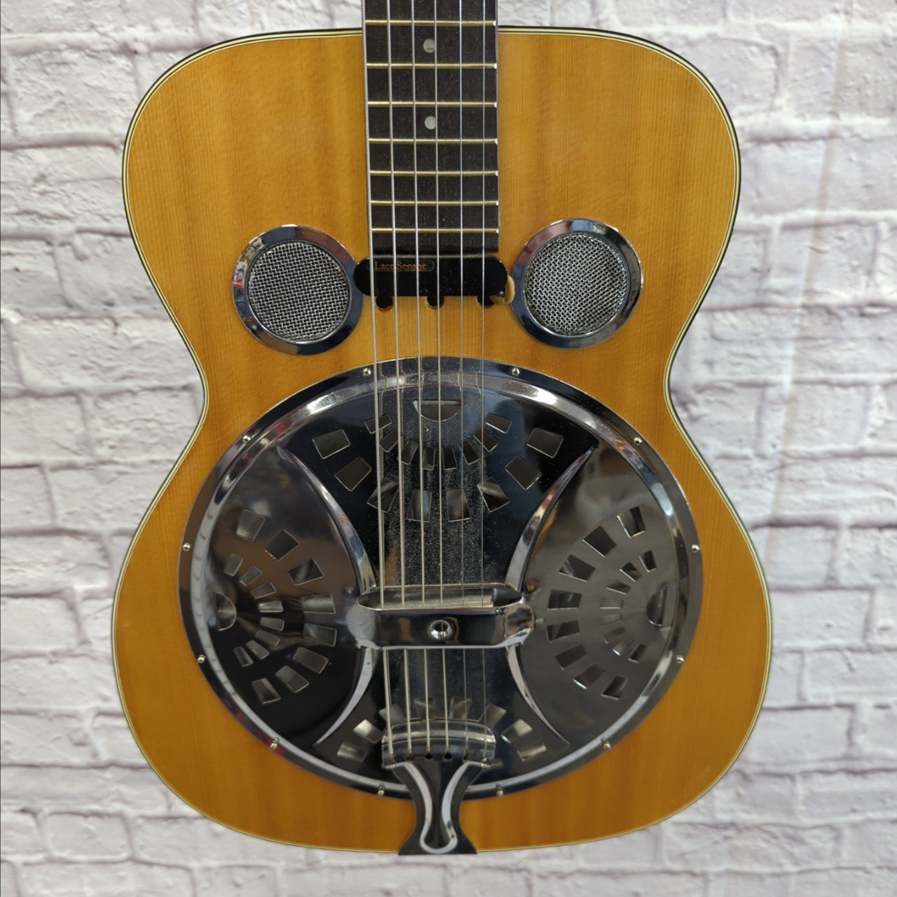 Kent Resonator Dobro with Lace Sensor Pickup Resonator