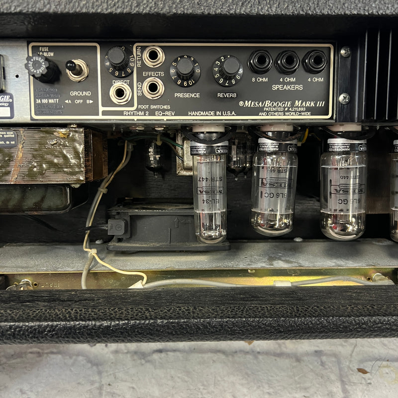 Mesa Boogie Mark 3 Simul-Class Blue Stripe Head with Footswitches ...