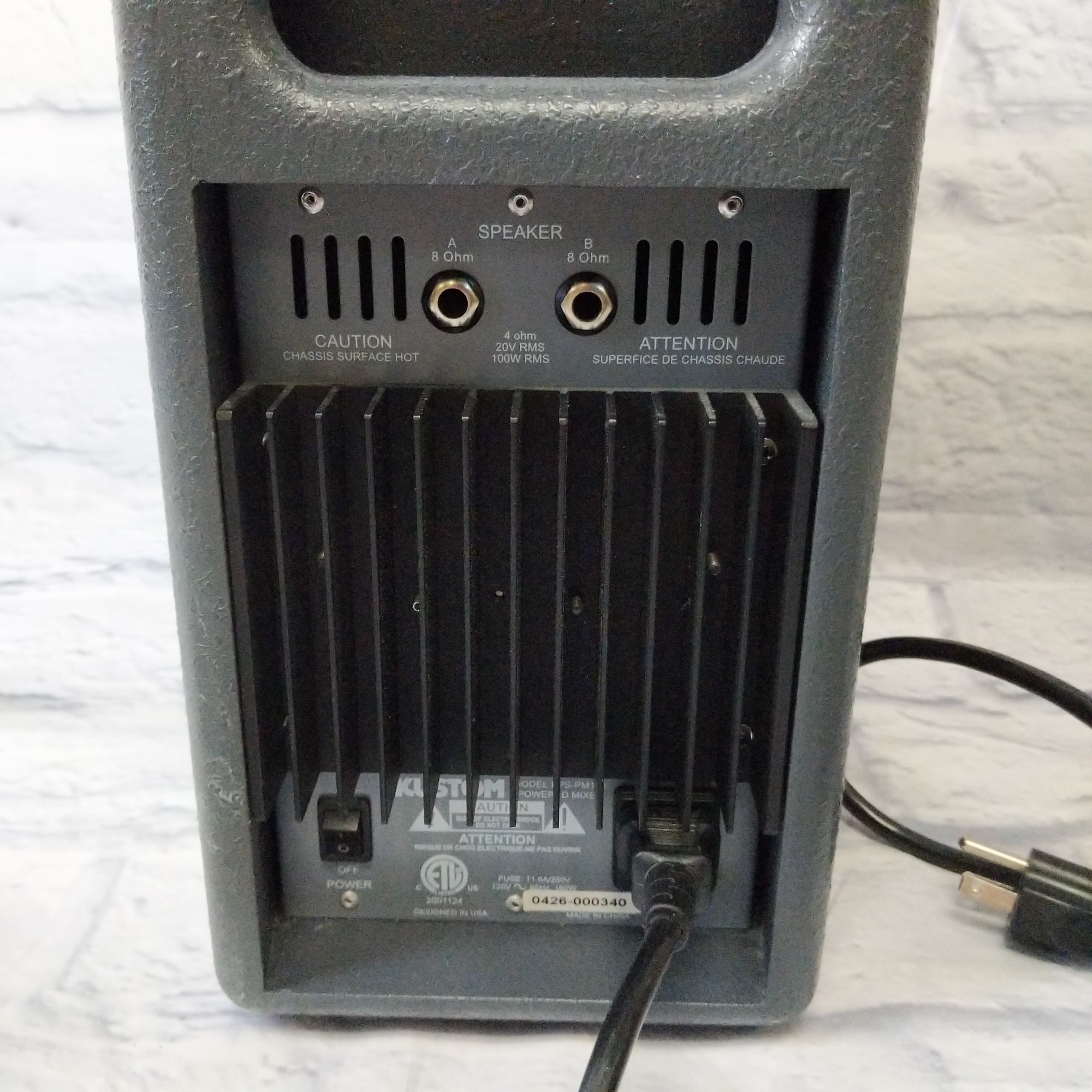 Kustom Profile System One  Portable PA with stands