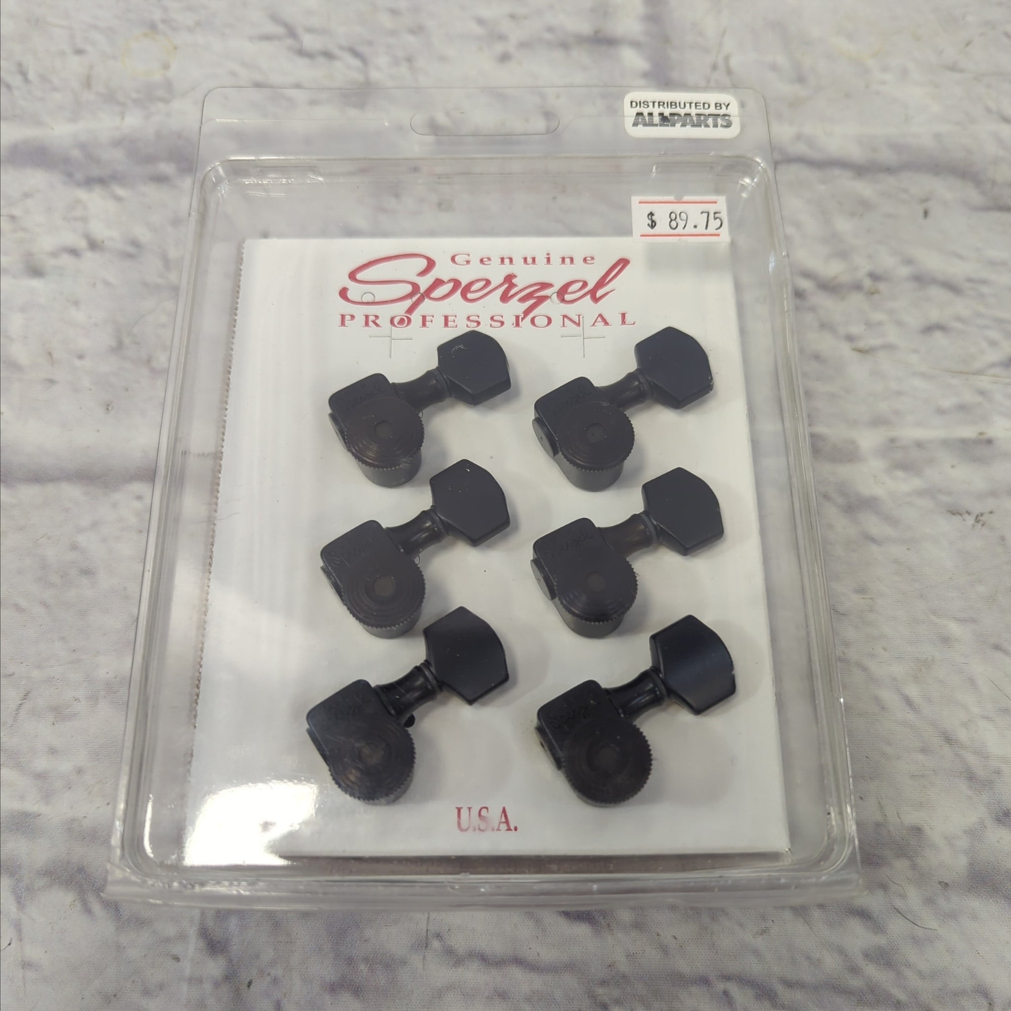 Sperzel 6-in-line Black Locking Tuners
