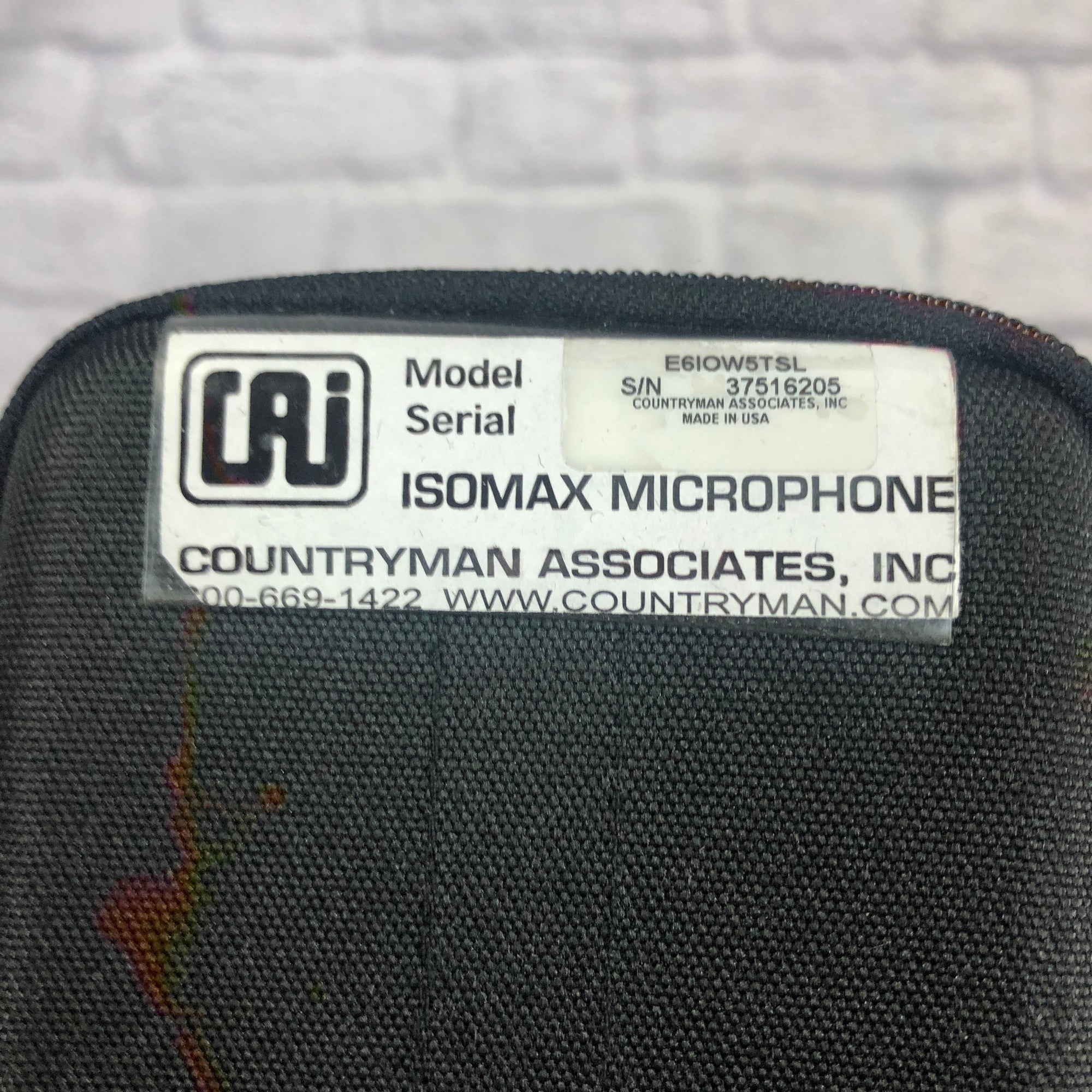 Countryman E6IOW5TSL E6 Shure Headset