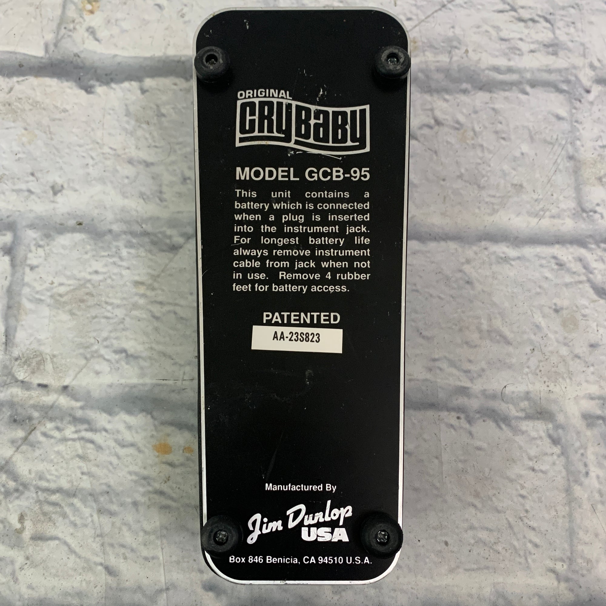 Dunlop Cry Baby Standard Wah Pedal