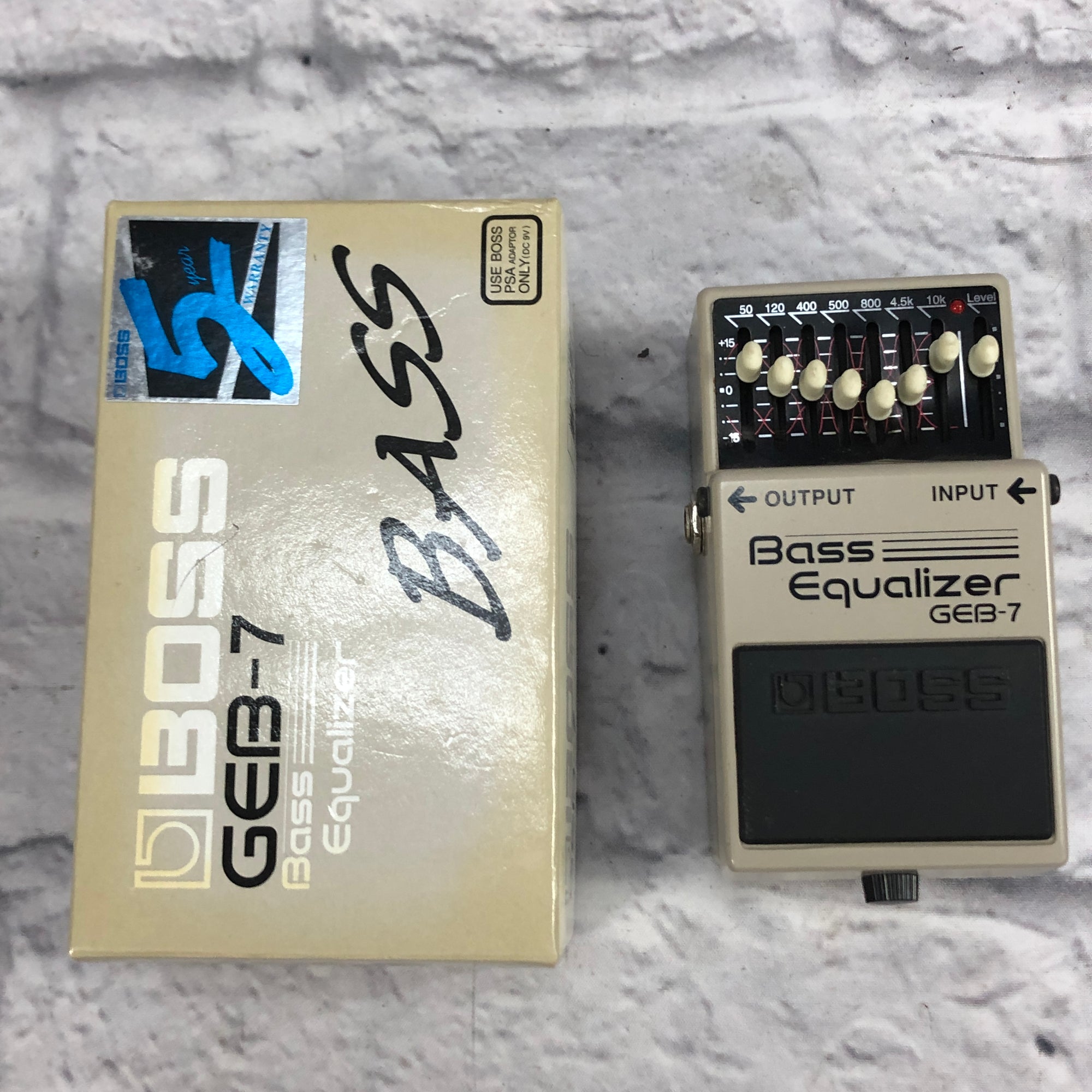 boss geb-7 bass equalizer pedal Boss GEB-7 Bass EQ pedal