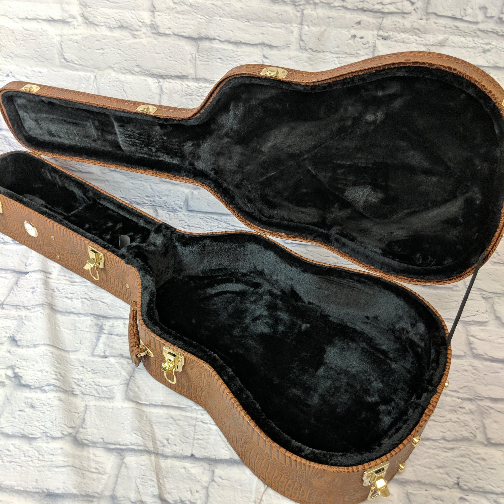 Stone Case Company ST-DAG Alligator Dreadnought Acoustic Guitar Hard Case w/Hygrometer