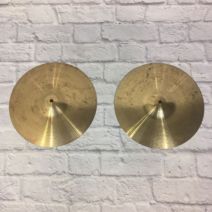 Unknown Trash 14 Inch Hi Hat Cymbal Pair