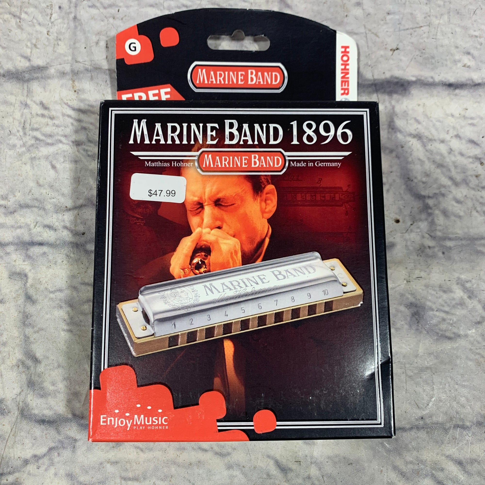 Hohner Marine Band 1896 G Harmonica