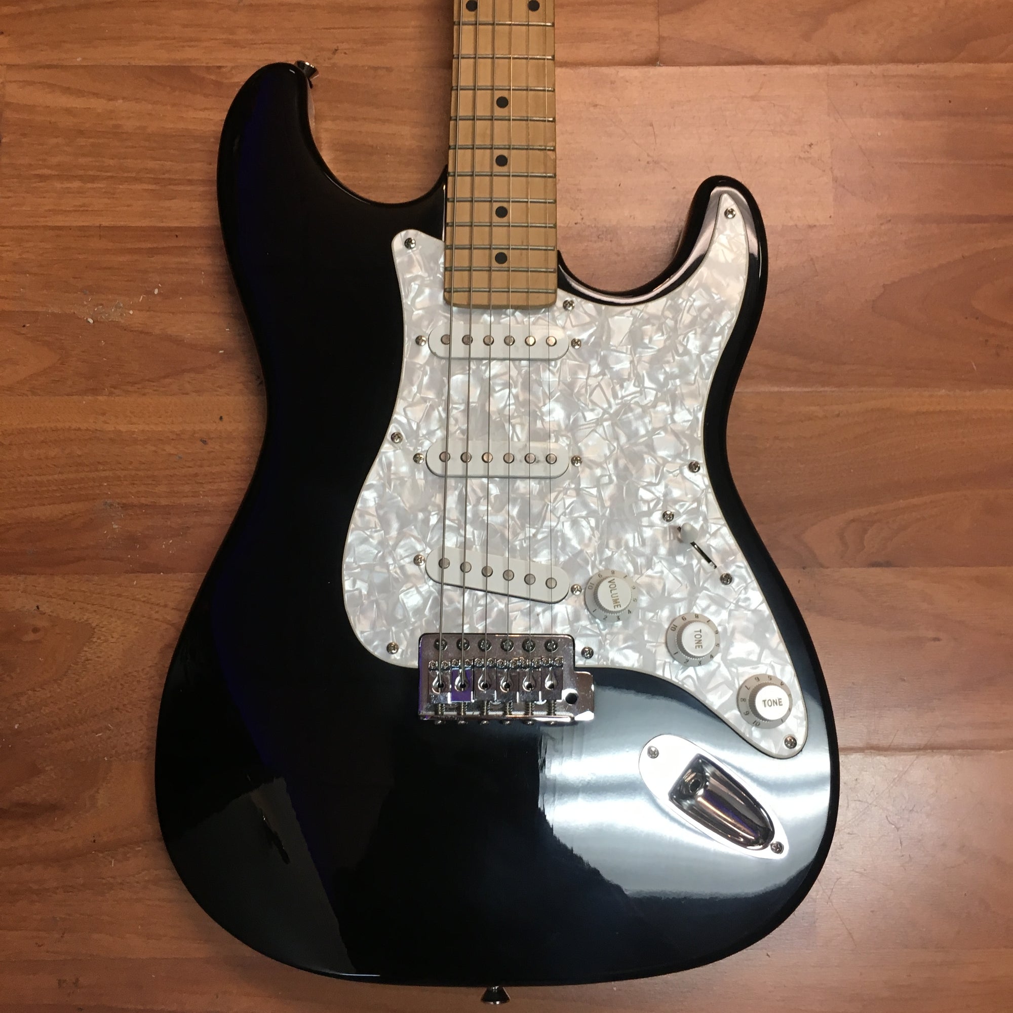 Harmony S Style Electric Guitar Black