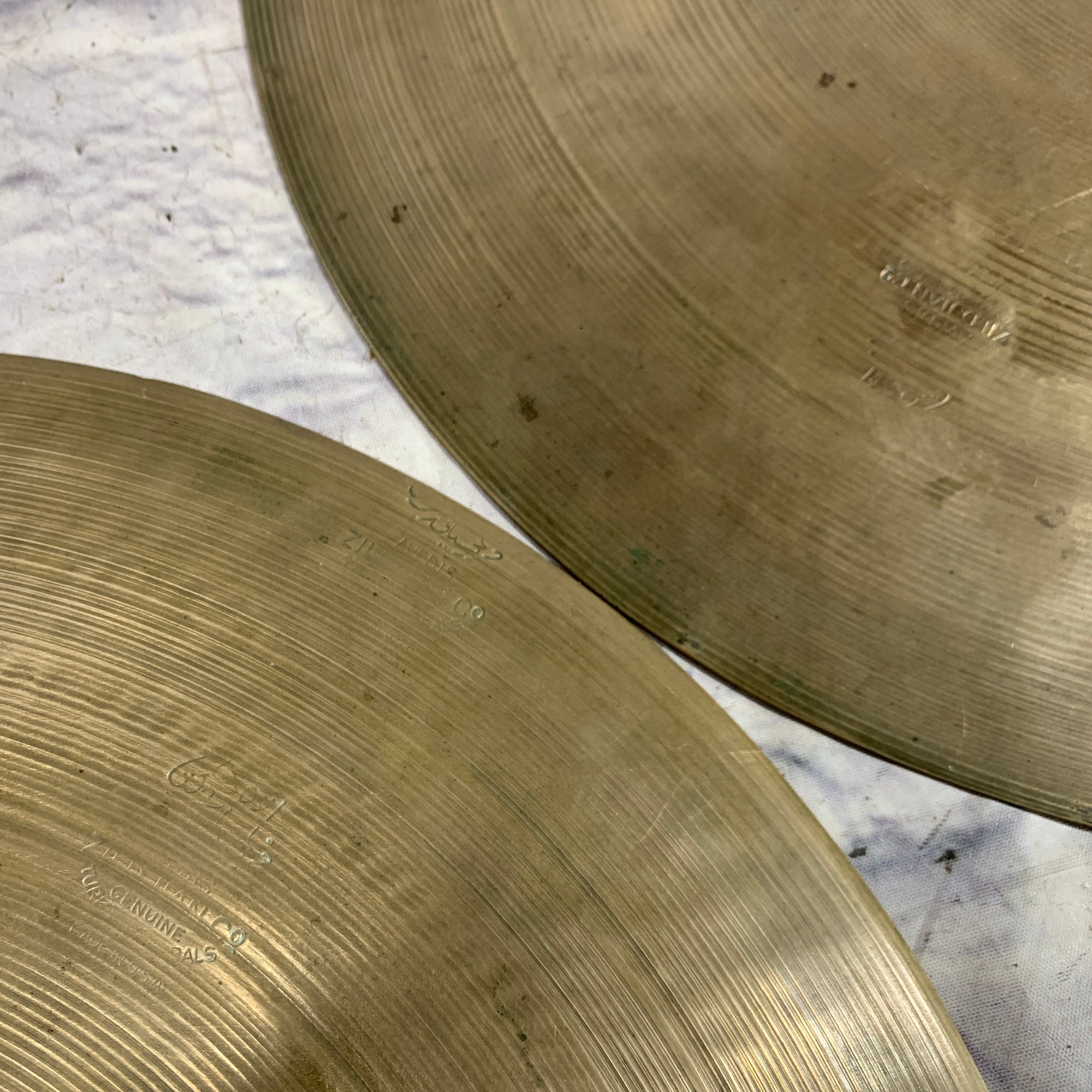 Zildjian Avedis 15 Hi Hat Cymbal Pair Double Stamped
