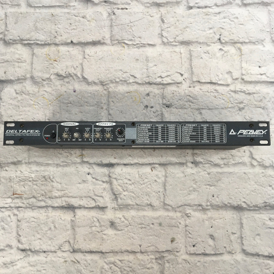 Peavey Deltafex Rack Effects Processor NO POWER SUPPLY