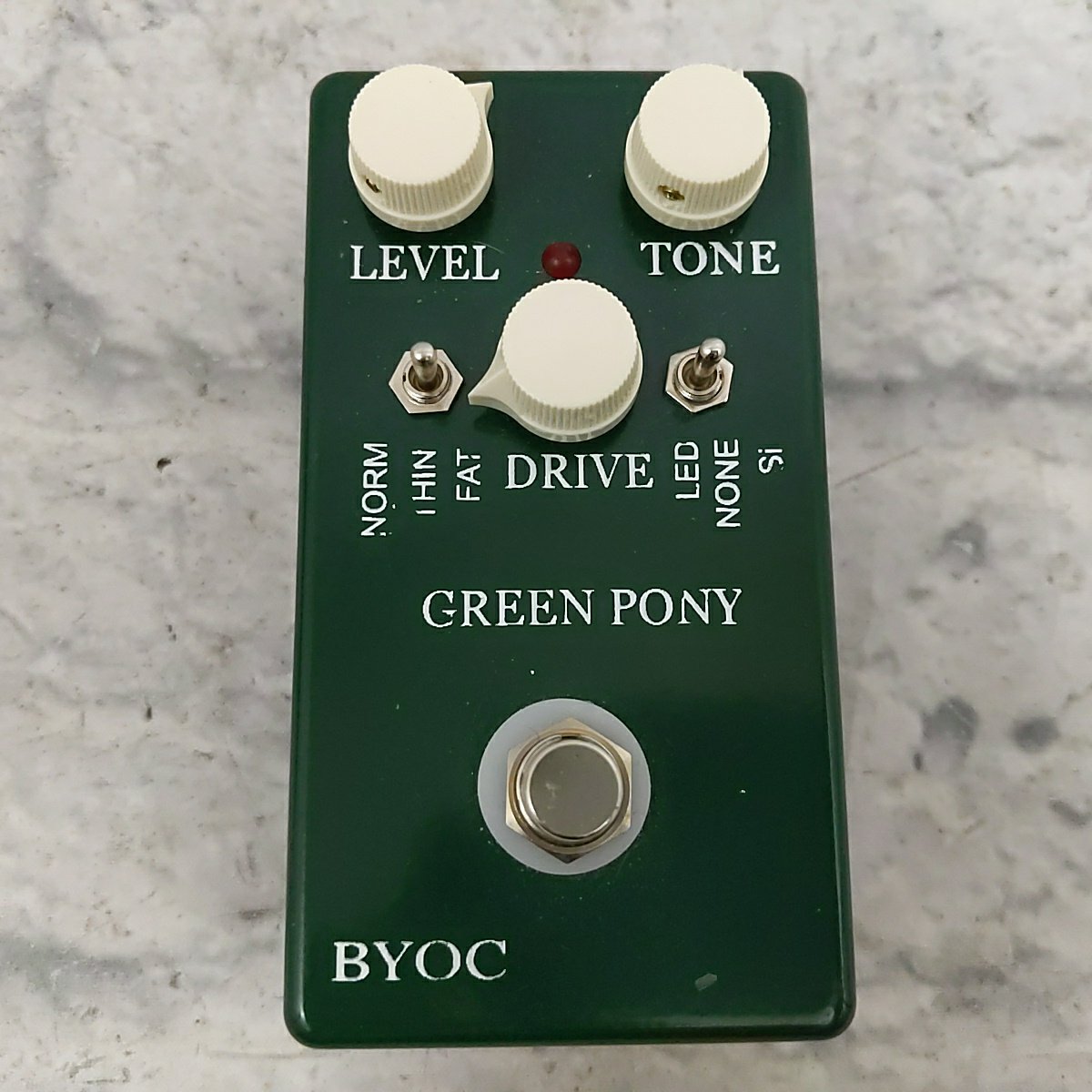 byoc pedals BYOC Build Your Own Clone Green Pony Overdrive Pedal (Maxon OD-820)