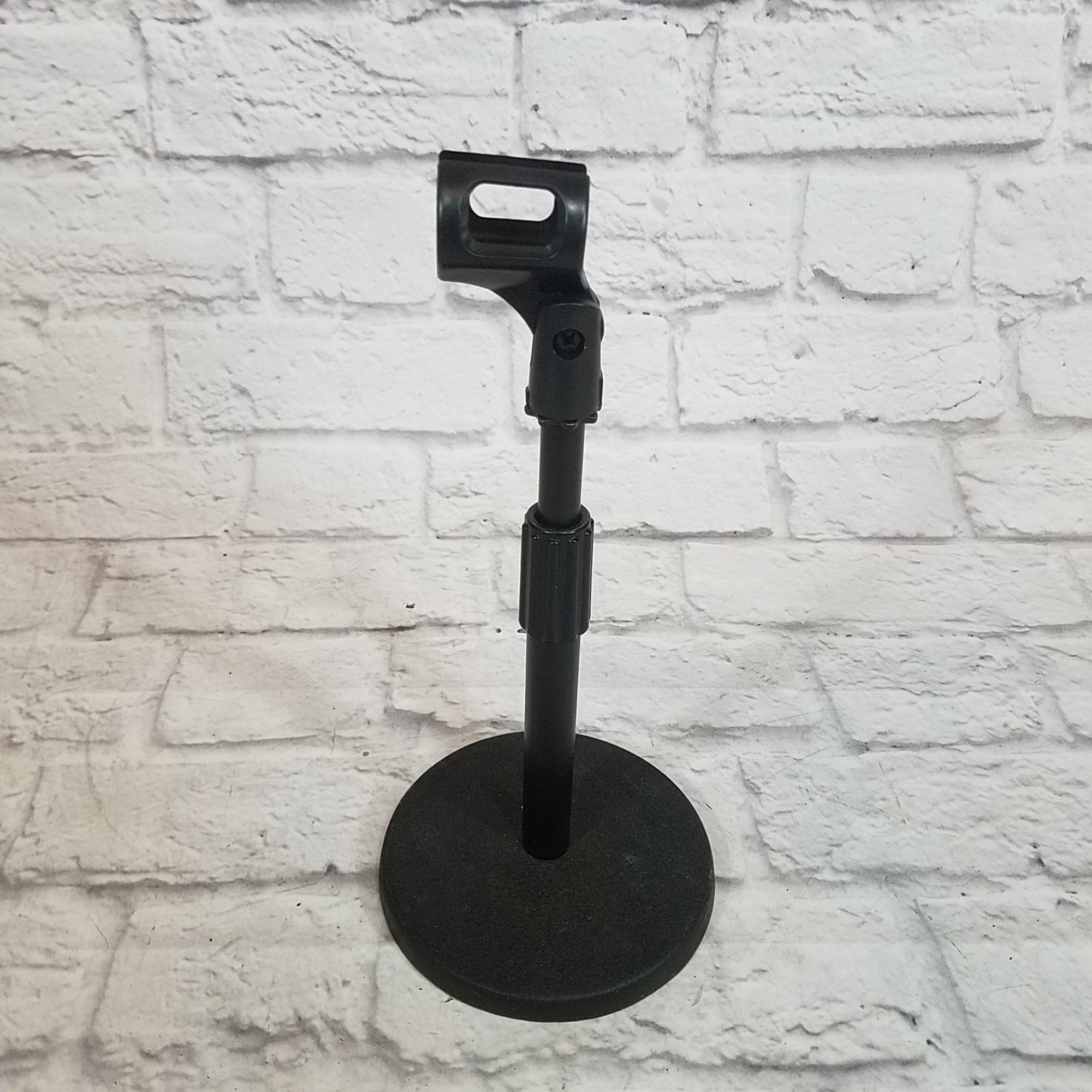 On-Stage DS7200B Adjustable Height Desktop Mic Stand (Black)
