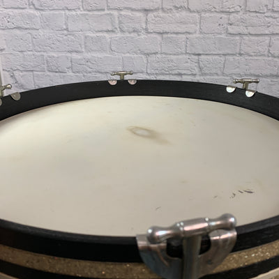 MIJ Drum Mate 3pc Champagne / Gold Sparkle Drum Set Kit