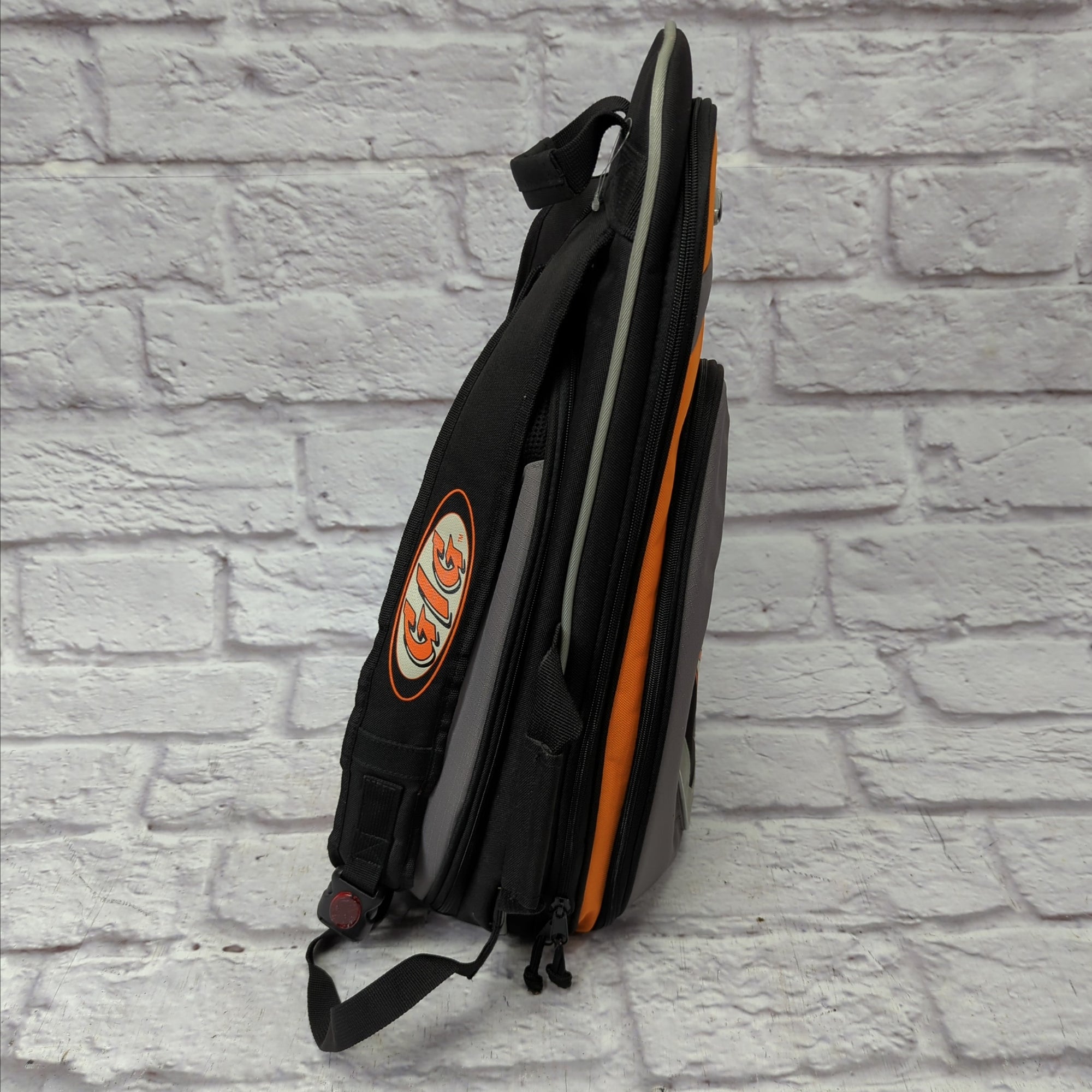 Gig Trumpet Backpack Gig Bag Case - Black and Orange